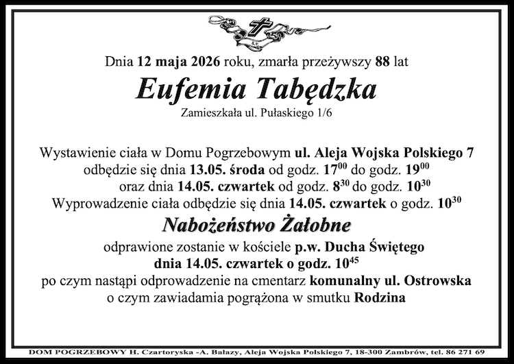 Eufemia Tabędzka