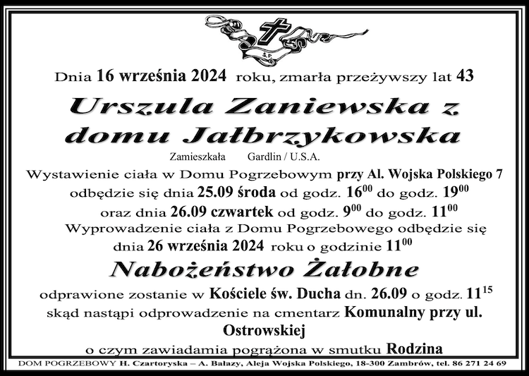 Urszula Zaniewska