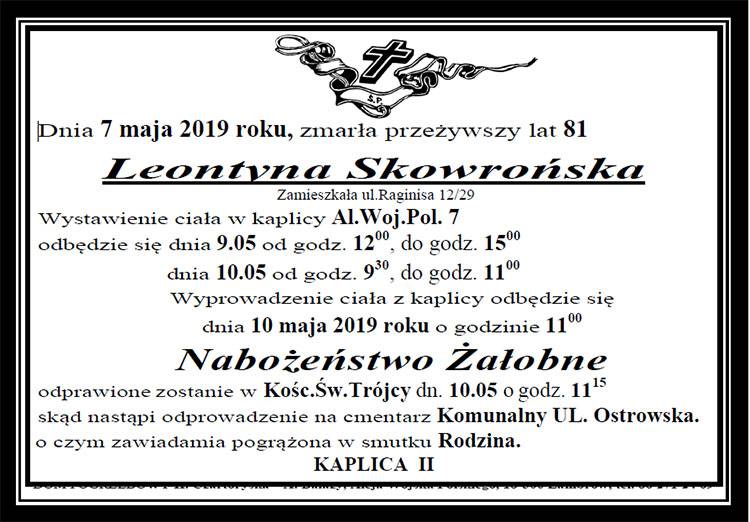 Leontyna Skowrońska