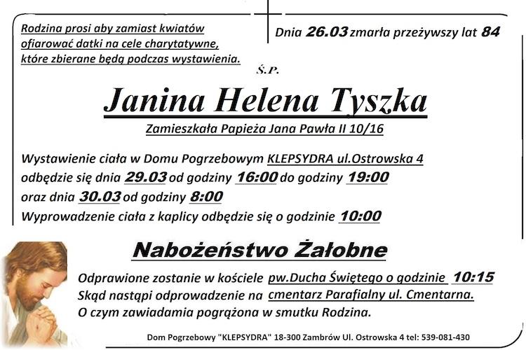 Janina Helena Tyszka