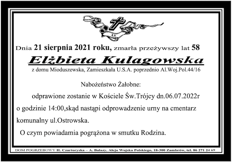 Elżbieta Kulagowska