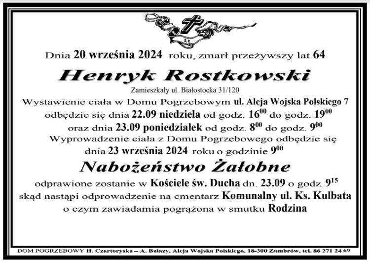 Henryk Rostkowski