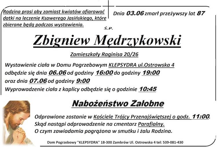Zbigniew Mędrzykowski