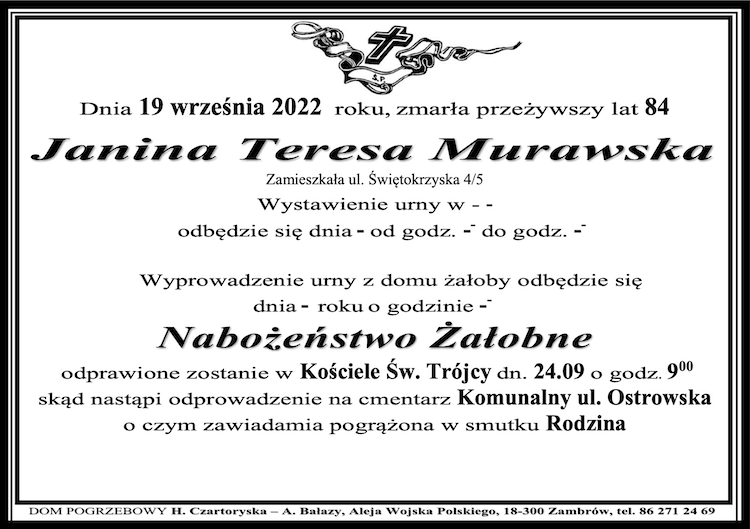 Janina Teresa Murawska