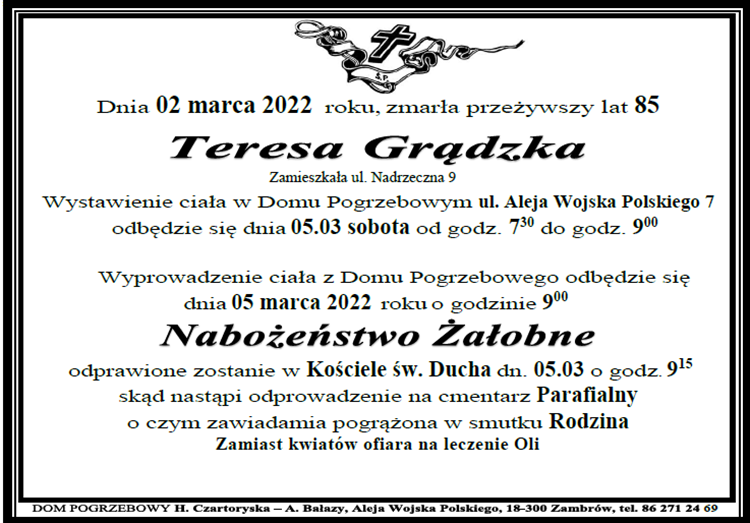 Teresa Grądzka