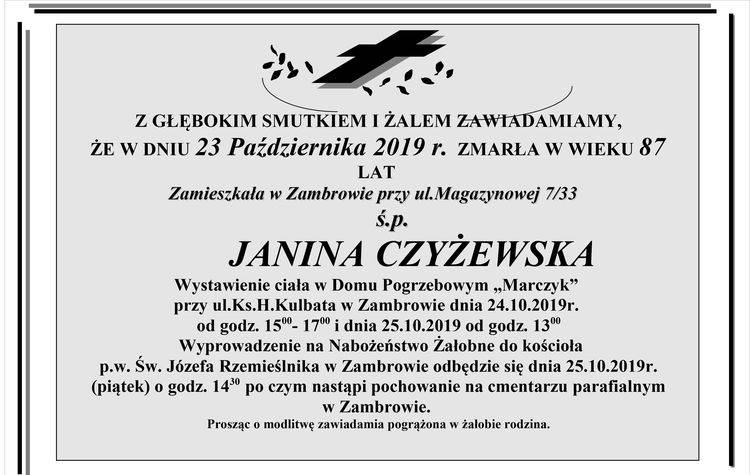 Janina Czyżewska