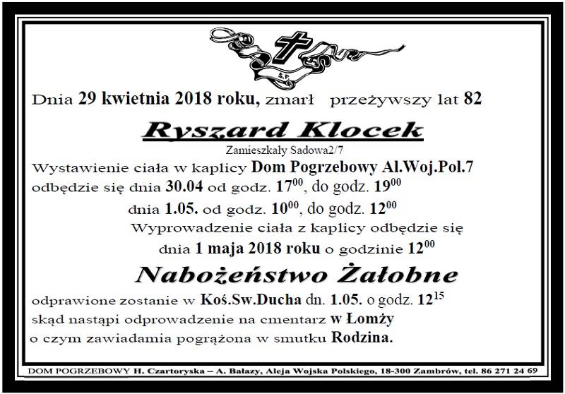 Ryszard  Klocek