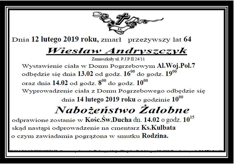 Wiesław Andryszczyk