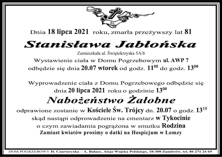 Stanisława Jabłońska