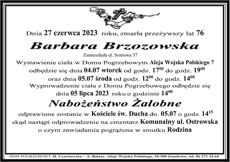 Barbara Brzozowska