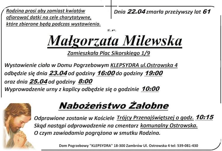 Małgorzata Milewska