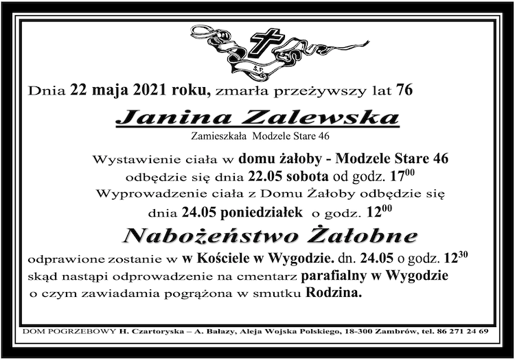 Janina  Zalewska