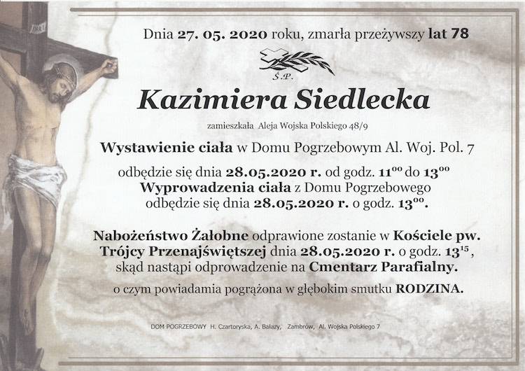 Kazimiera  Siedlecka