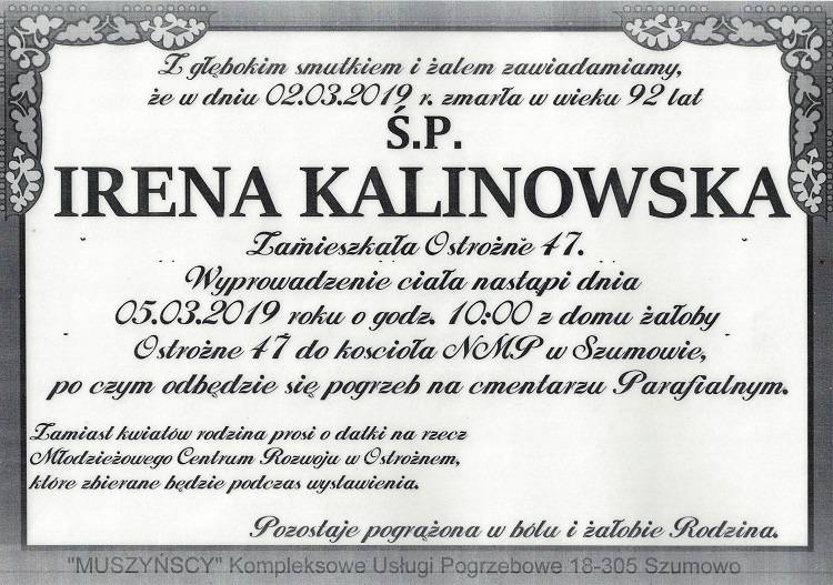 Irena Kalinowska