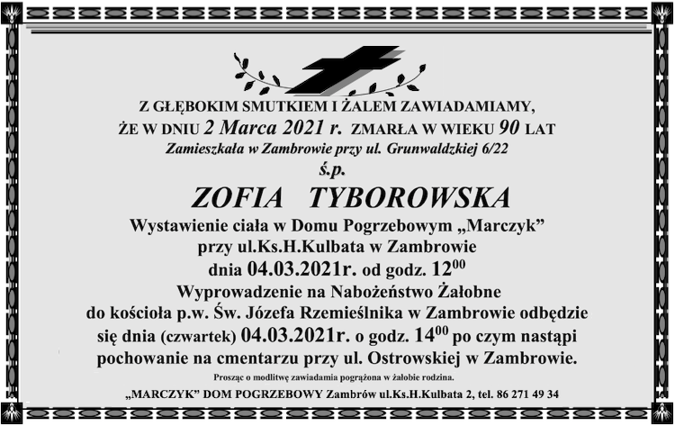 Zofia Tyborowska
