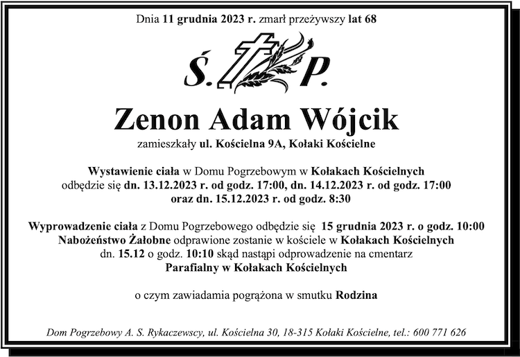 Zenon Adam Wójcik