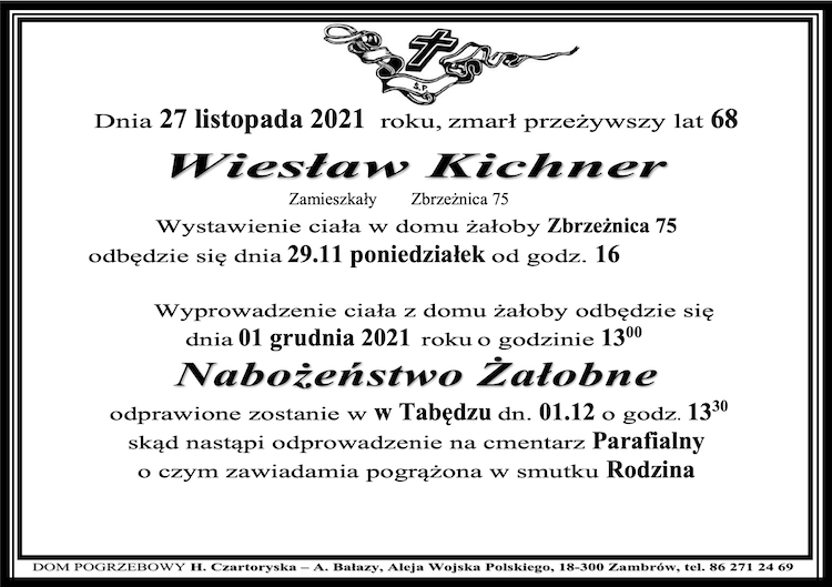 Wiesław  Kichner