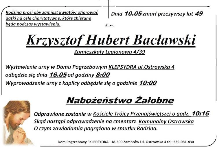 Krzysztof Hubert Bacławski