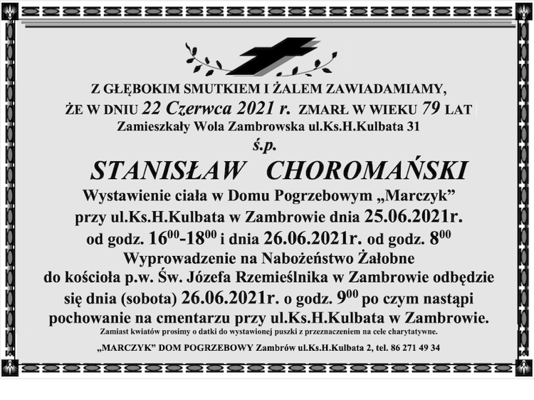 Stanisław  Choromański