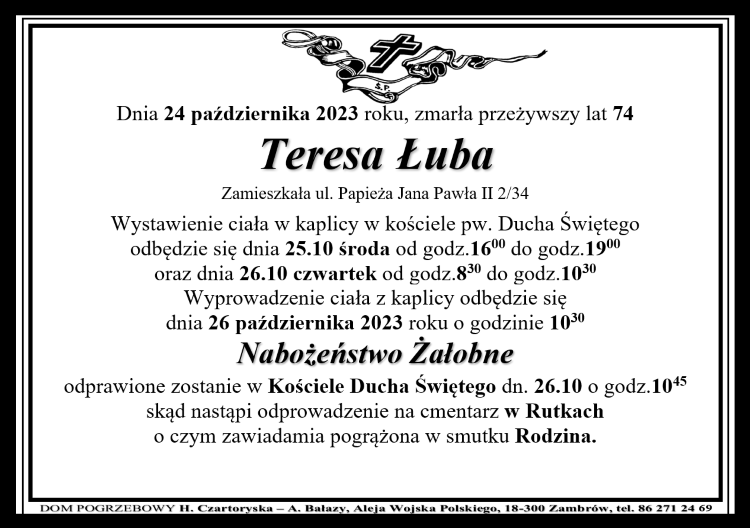 Teresa Łuba