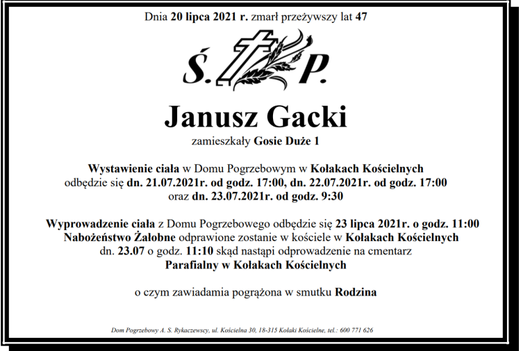 Janusz Gacki