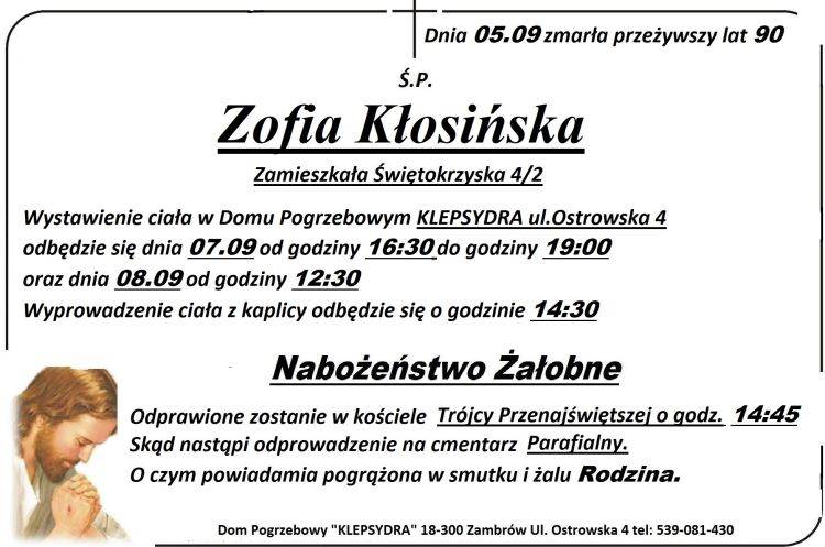 Zofia Kłosińska