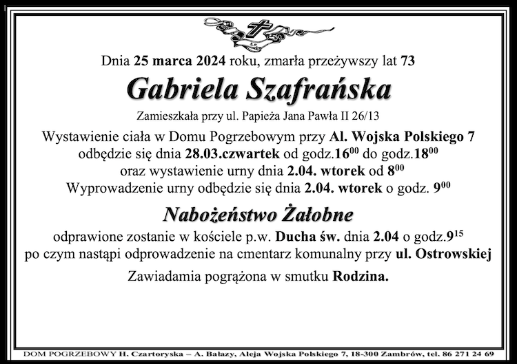 Gabriela Szafrańska