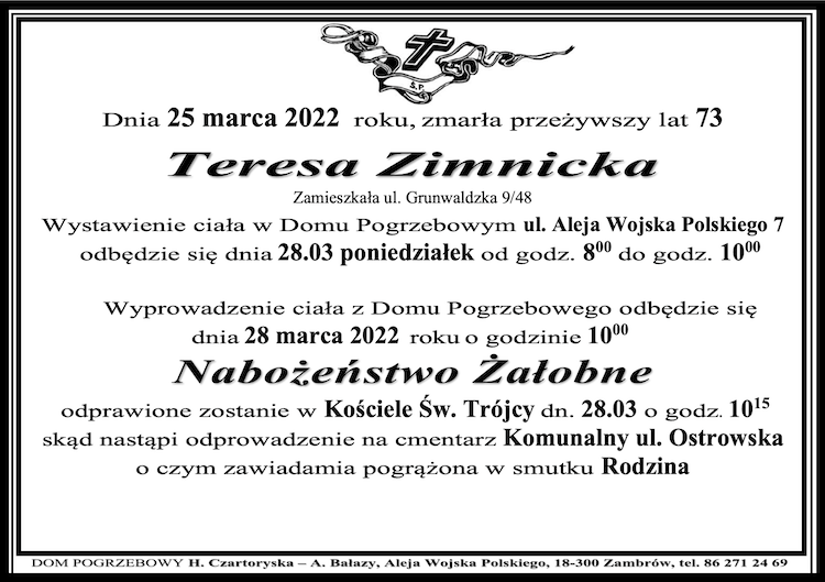 Teresa  Zimnicka