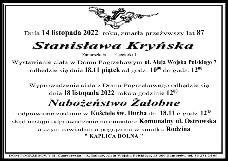 Stanisława Kryńska