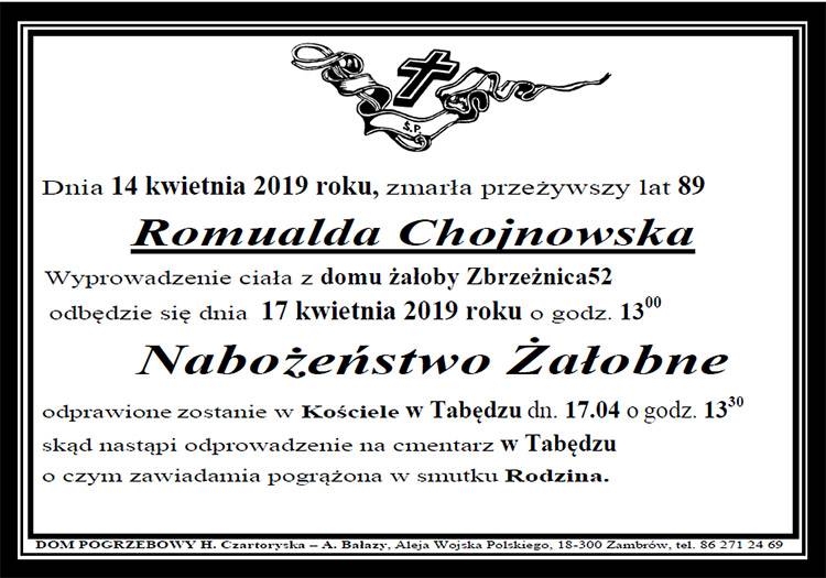 Romualda Chojnowska