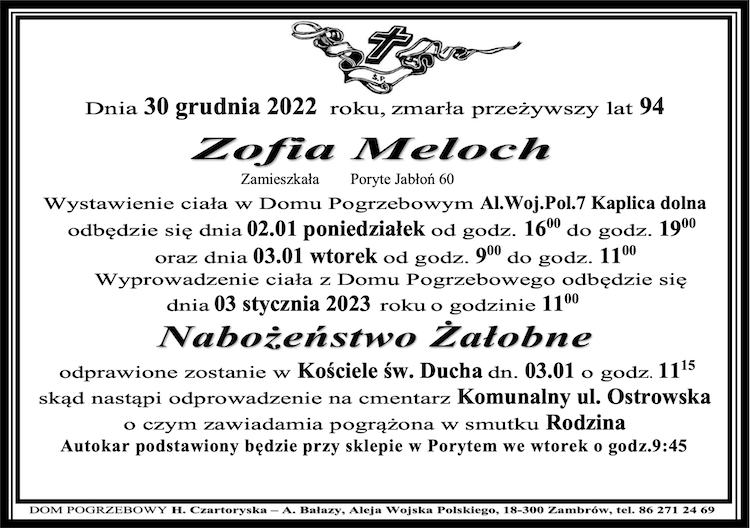 Zofia Meloch