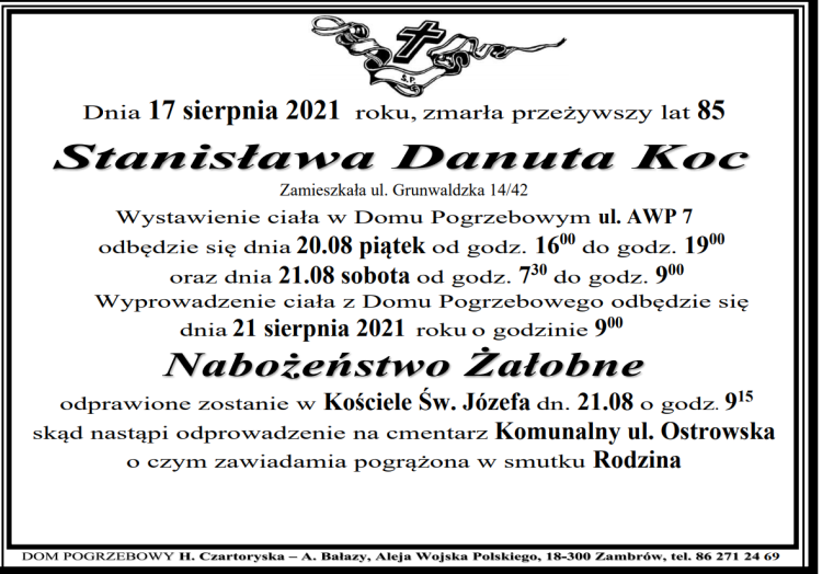 Stanisława Danuta Koc