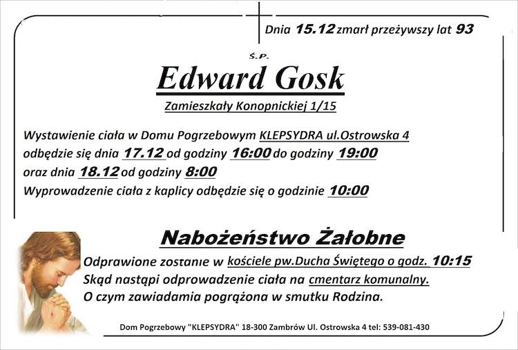 Edward Gosk