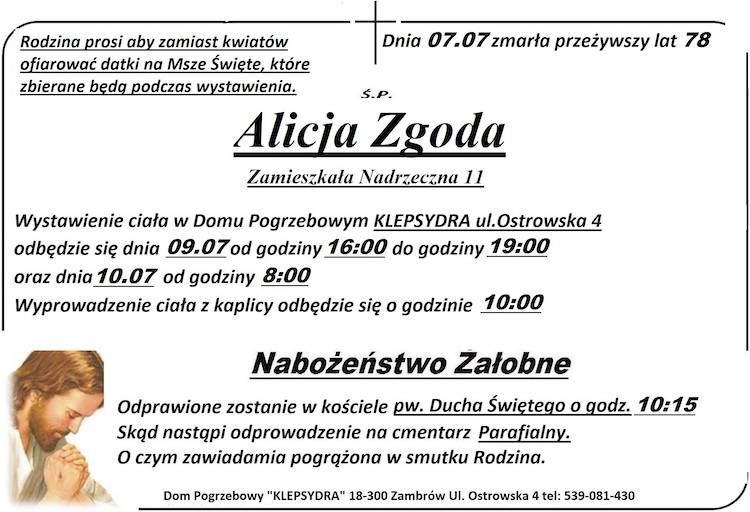 Alicja  Zgoda