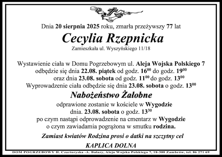 Cecylia Rzepnicka