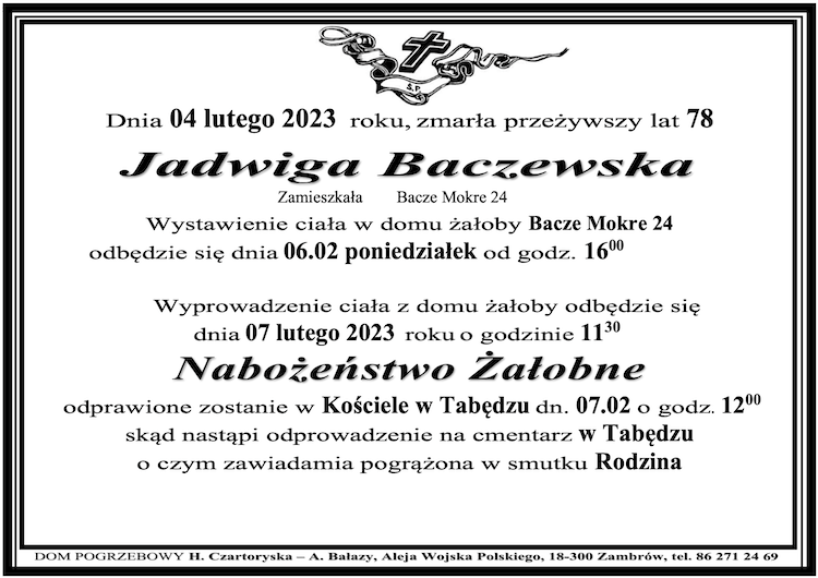 Jadwiga Baczewska