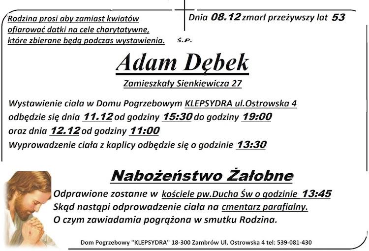Adam Dębek