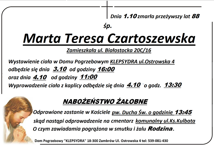 Marta Teresa Czartoszewska