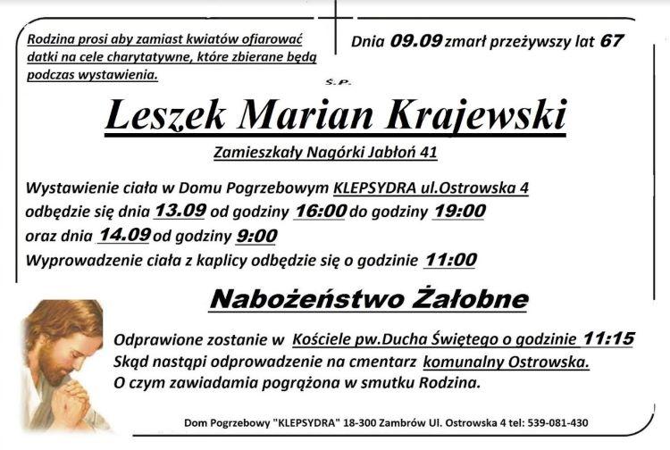 Leszek Marian Krajewski