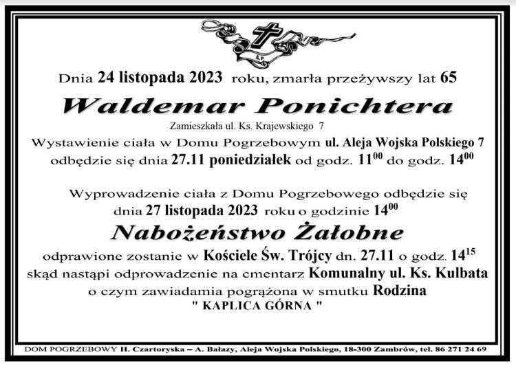 Waldemar Ponichtera