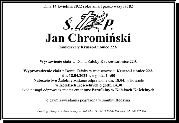 Jan  Chromiński