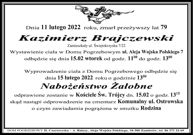 Kazimierz  Brajczewski