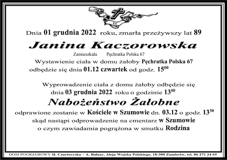 Janina Kaczorowska