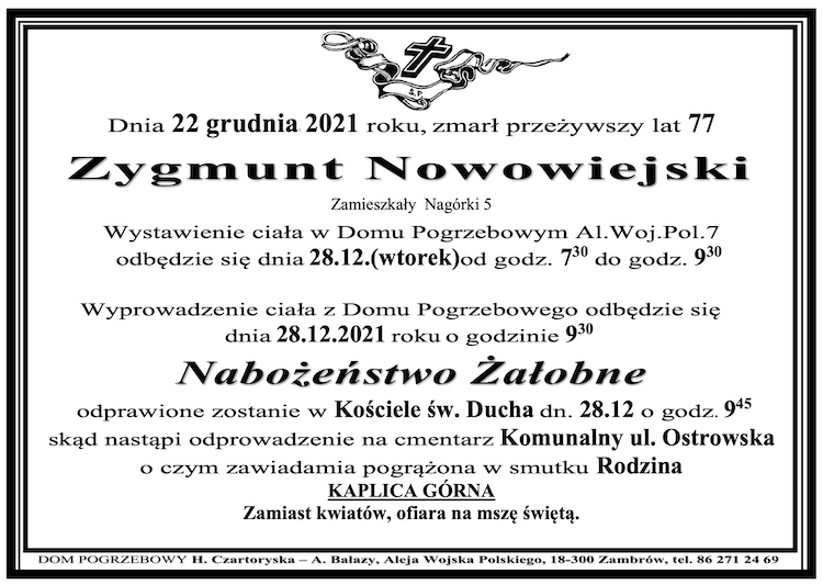 Zygmunt  Nowowiejski