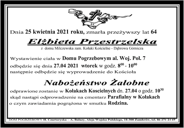 Elżbieta Przestrzelska