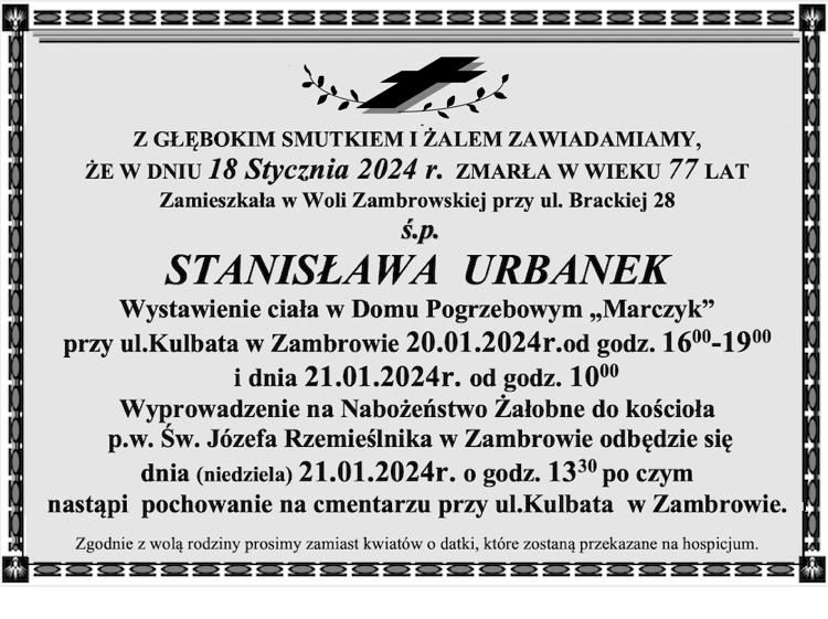 Stanisława Urbanek