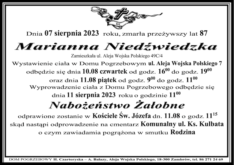Marianna Niedźwiedzka