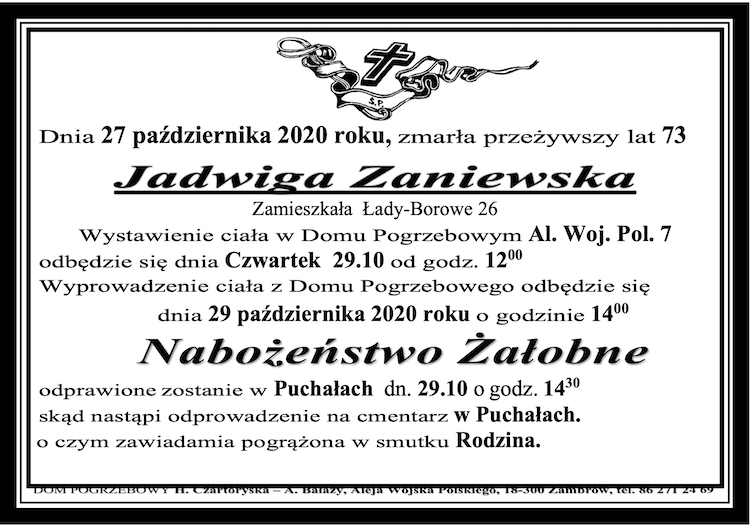 Jadwiga Zaniewska