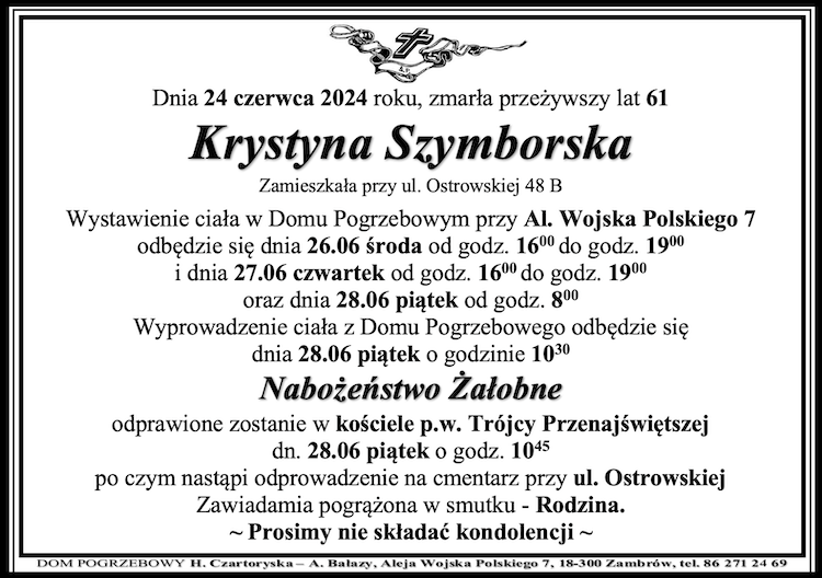 Krystyna Szymborska