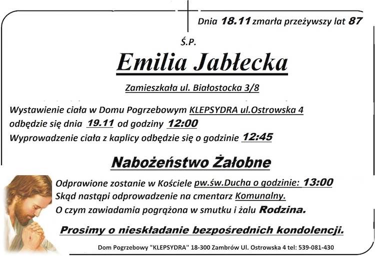 Emilia Jabłecka